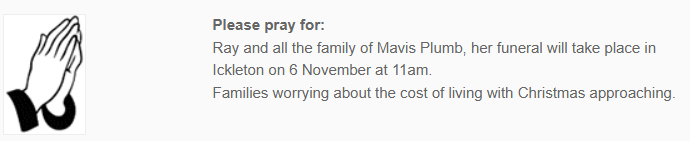 Prayers 26Oct25